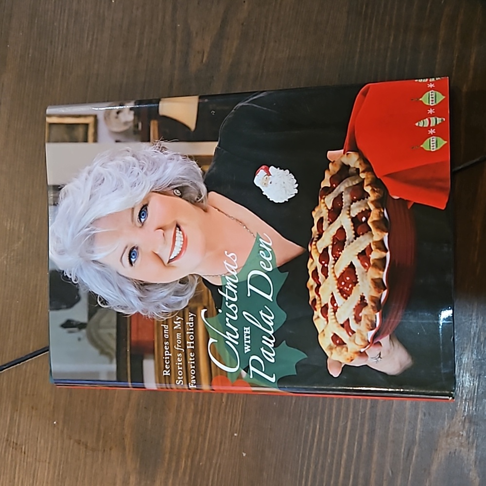 CHRISTMAS WITH PAULA DEAN NWOT Small Hardback Stories and Recipes 211 pages